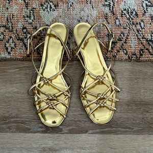 Doen gold Corsica sandals
